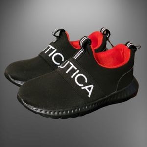 Nautica toddler slip on sneakers, Size 8